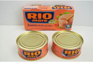RIO MARE ΤΟΝΟΣ ΣΕ ΛΑΔΙ ΕΛΙΑ ελ. 2Χ160ΓΡ Συσκευασία :24 0125345