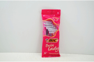 BIC ΞΥΡΑΦΑΚΙΑ TWIN LADY 2Λ.ΓΥΝΑΙΚ.ΡΟΖ 6Τ Συσκευασία :20 0305704