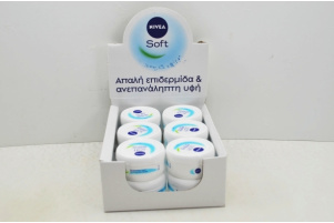 NIVEA SOFT ΚΡΕΜΑ ΣΩΜΑ+ΠΡ. MINI λευκη 50ML Συσκευασία :12 0307405