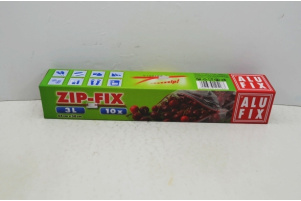 ΣΑΚΟΥΛΕΣ ΤΡΟΦΙΜΩΝ ΜΕΣ.ZIP-FIX 235x27 10T Συσκευασία :30 0313572