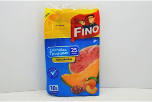 FINO ΣΑΚΟΥΛΕΣ ΤΡΟΦΙΜΩΝ 10L ΓΙΓΑΣ 25Τ Συσκευασία :48 0313579