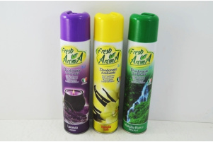 Fresh Aroma ΑΡΩΜΑΤΙΚΟ SPRAY m.ΔΙΑΦ.300ML Συσκευασία :24 0318115