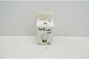 ΛΑΜΠΑ ΣΦΑΙ.LED E27γα 1.3w VK/05064D 6500 Συσκευασία :10 0910887