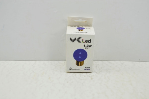 ΛΑΜΠΑ ΣΦΑΙ.LED E27μπ 1,3W Blu VK/05064BL Συσκευασία :10 0910889