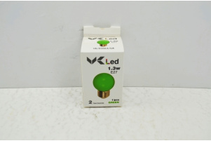 ΛΑΜΠΑ ΣΦΑΙ.LED E27πρ 1,3w Gre.VK/05064GR Συσκευασία :10 0910891